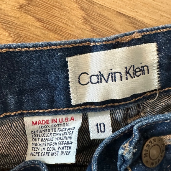 Vintage 80s Calvin Klein Made In USA Women’s Designer Jeans Size 10 - Picture 4 of 7
